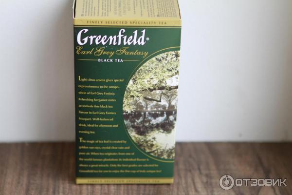 Черный чай Greenfield Earl Grey Fantasy фото