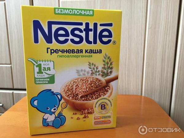 Сухие безмолочные каши Nestle Первая ступень фото