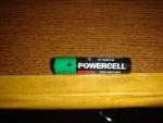 Солевые батарейки Powercell фото