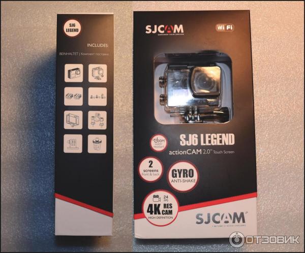 отзыв экшн камера sjcam sj6 legend