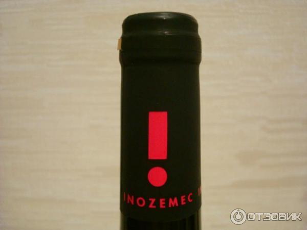 Вино столовое полусухое краное Inozemec Shiraz