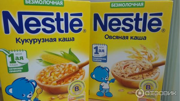 Сухие безмолочные каши Nestle Первая ступень фото