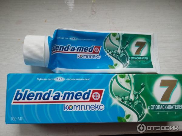 Зубная паста Blend-a-med Комплекс 7 с ополаскивателем фото