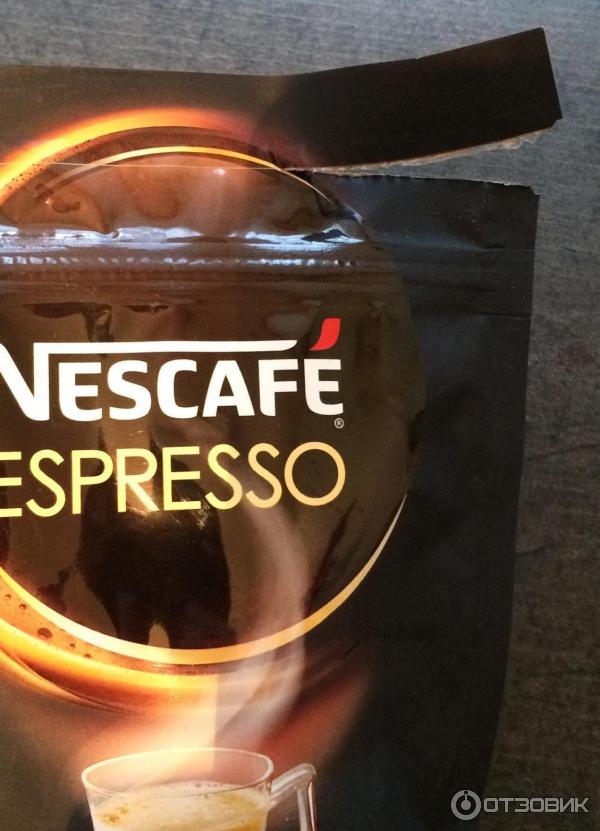 Растворимый кофе Nestle Nescafe Espresso нежная пенка крема фото