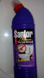 Санитарно-гигиенический гель Sanfor Chlorum для ванн и унитазов фото
