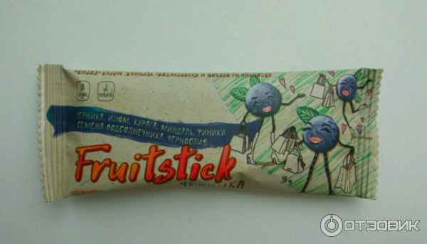 Орехово-фруктовый батончик Fruitstick фото