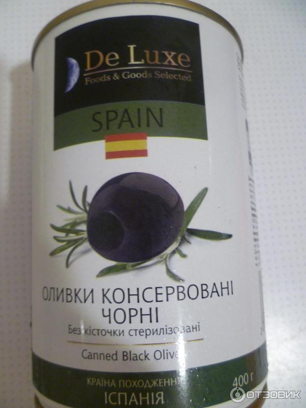 Отзыв о Оливки черные без косточек De Luxe Foods&Goods Selected ...