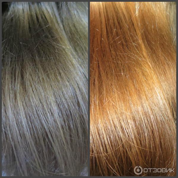 Отзыв о Крем краска для волос Garnier 8.1 Песчаный берег Краска изменилась