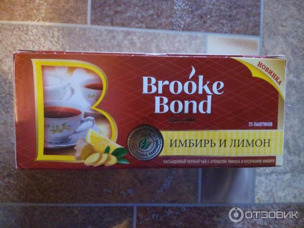 Чай Brooke Bond Имбирь и лимон фото