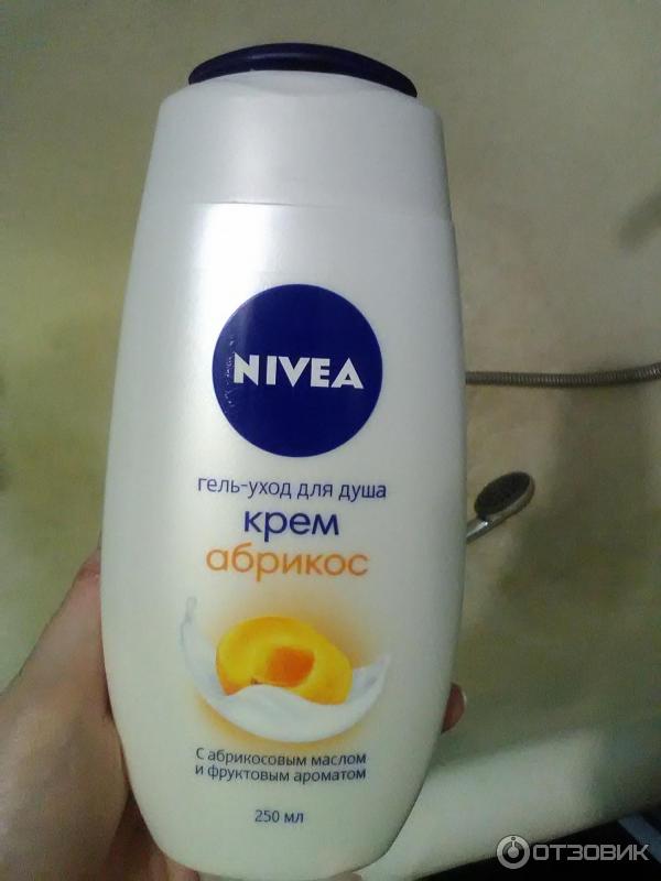 Гель-крем для душа Nivea Крем абрикос фото