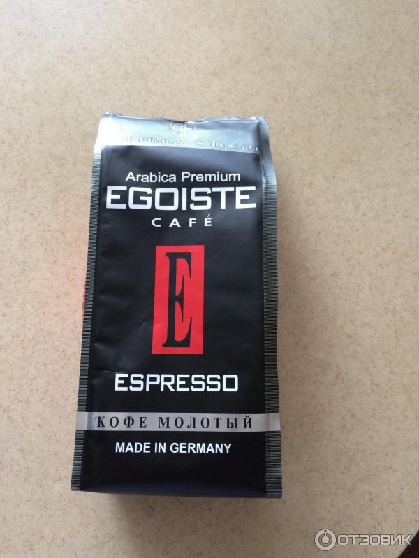 Кофе молотый Egoiste Arabica Premium Esspresso фото