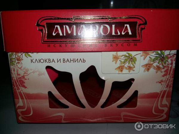 Конфеты Amapola Клюква и ваниль фото