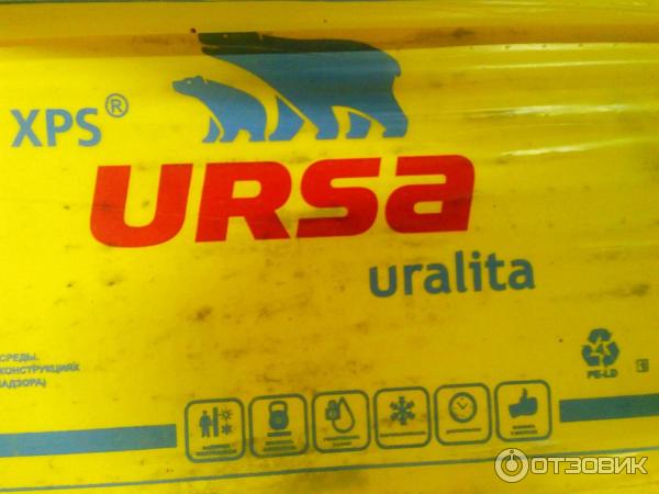 Упаковка утеплителя Ursa xps