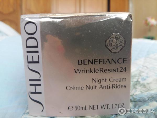 Ночной увлажняющий крем против морщин Shiseido Benefiance WrinkleResist 24 Night Cream фото