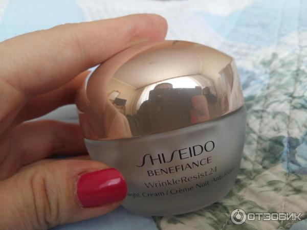 Ночной увлажняющий крем против морщин Shiseido Benefiance WrinkleResist 24 Night Cream фото