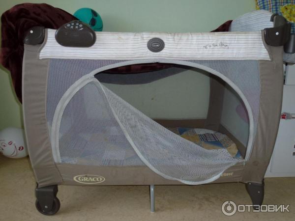 Манеж кровать graco deluxe contour electra deluxe