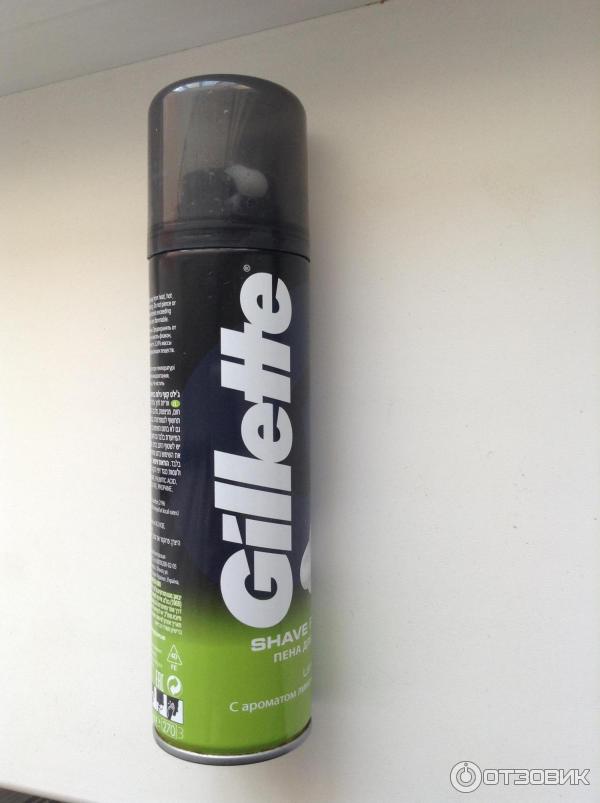 Пена для бритья Gillette Lemon Lime фото