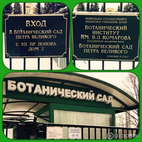 Ботанический сад график работы