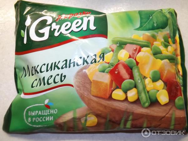 Смесь замороженных овощей Морозко Green Мексиканская смесь фото