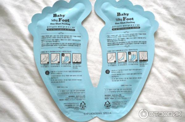 Пилинг для ног Holika Holika Baby Silky Foot One Shot Peeling фото