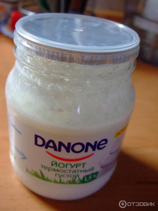 Йогурт Danone термостатный густой фото