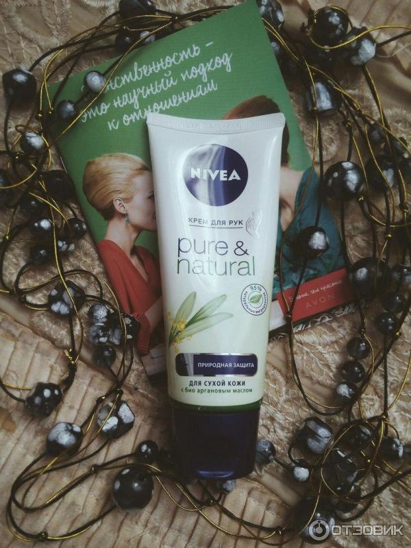 Крем для рук Nivea Pure & natural фото