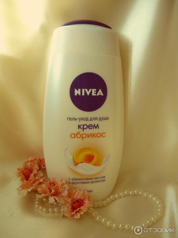 Гель-крем для душа Nivea Крем абрикос фото