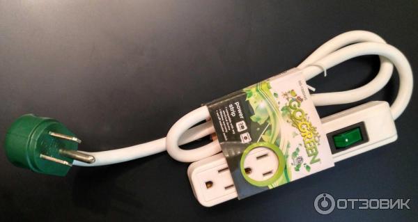 GoGreen Power 3-Outlet Power Strip