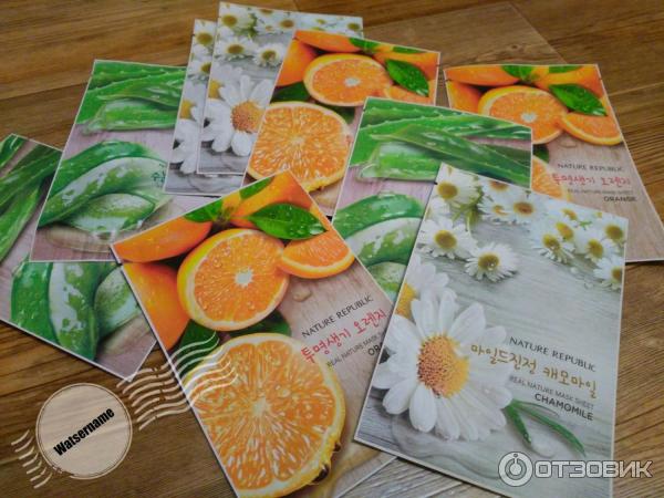 Маска для лица Nature republic Real nature mask sheet aloe фото