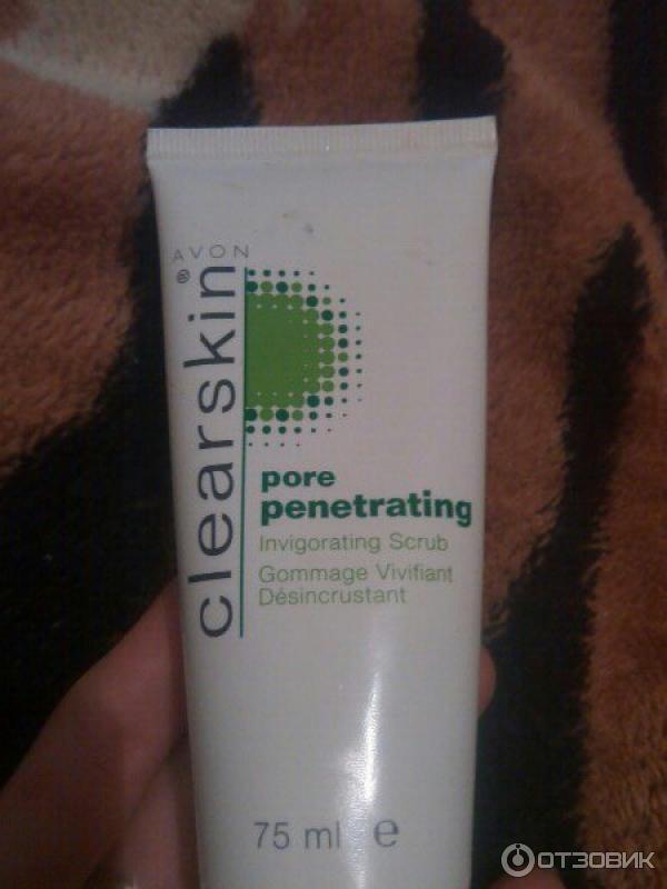 Скраб для лица Avon Clearskin pore penetrating фото