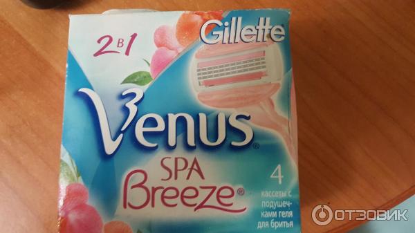 Сменные кассеты для бритья Gillette Venus SPA Breeze фото