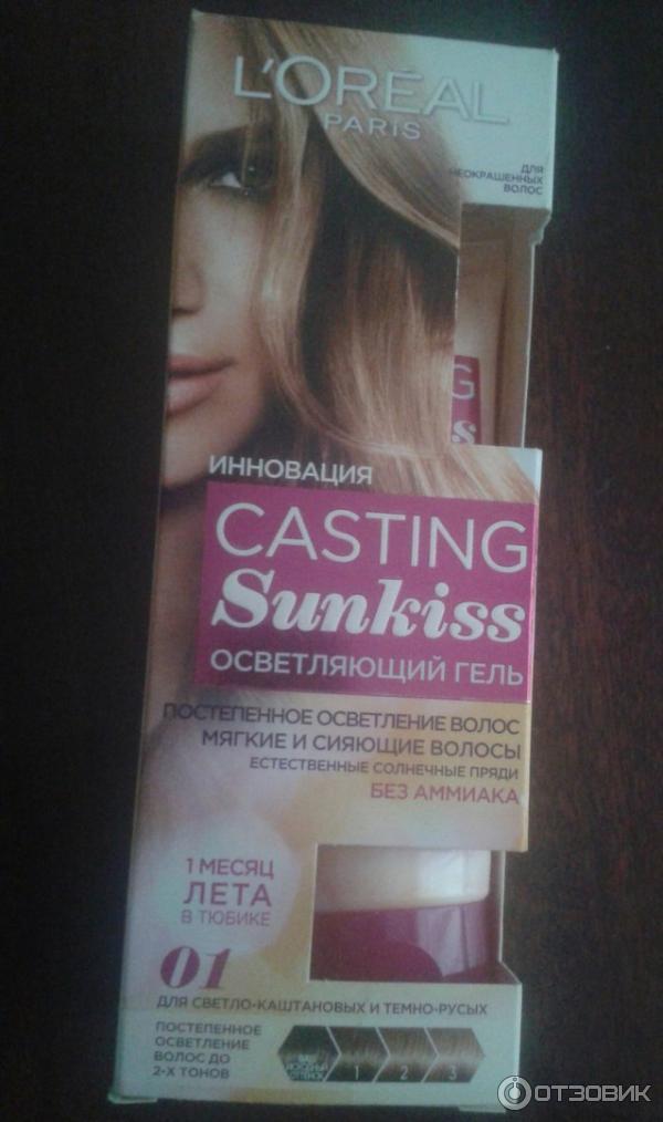 осветляющий гель для волос Loreal Paris Casting Sunkiss