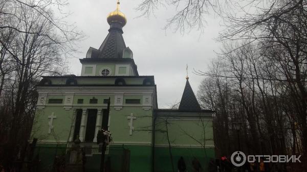 Ксения блаженная Петербургская часовня зимой