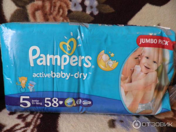 Подгузники Pampers Active Baby-Dry фото