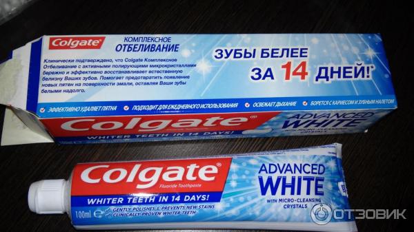 Зубная паста Colgate ADVANCED Whitening фото