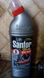 Гель для прочистки труб Sanfor фото