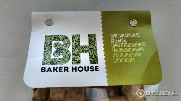 Итальянские хлебцы BAKER HOUSE с розмарином, чесноком, оливковым маслом и морской солью фото