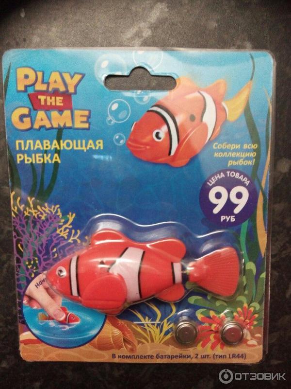 Игрушка Play the Game Плавающая рыбка фото