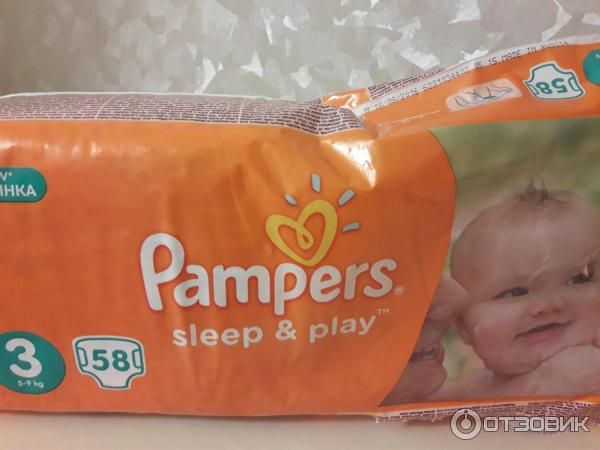 Детские подгузники Pampers Sleep & Play фото