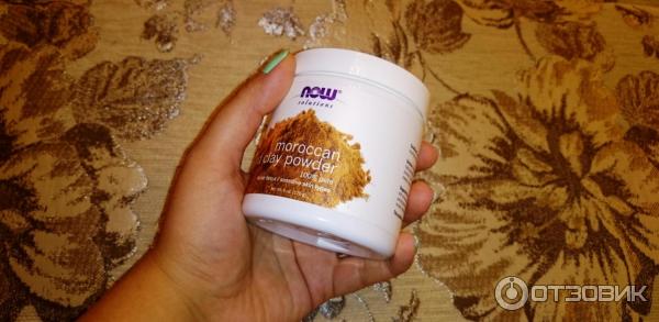 Глина Now Foods Solutions Moroccan red Clay Powder фото