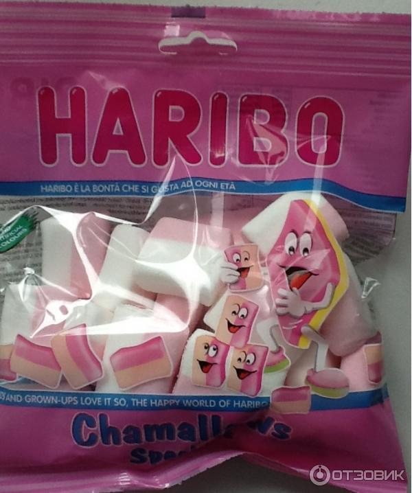 Жевательный зефир Haribo Chamallows Speckies фото