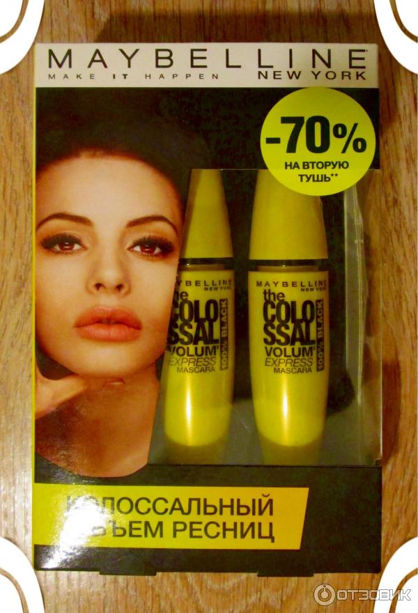 Тушь Maybelline New York Colossal Volum Express.