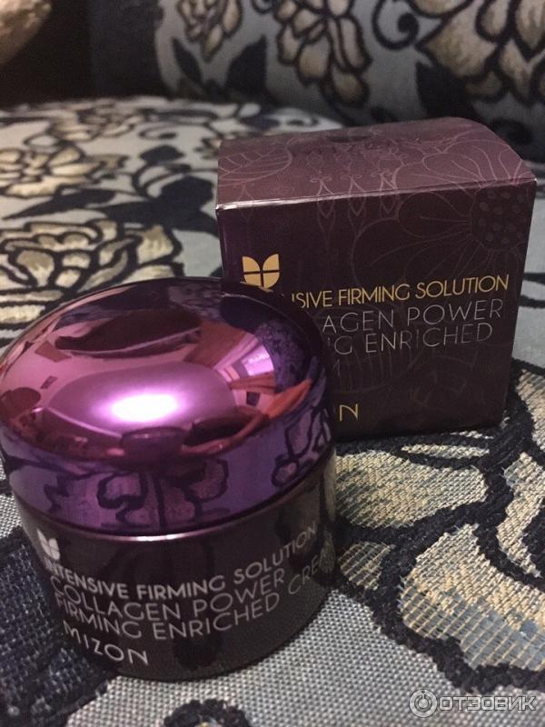 Укрепляющий коллагеновый крем Mizon Collagen Power Firming Enriched Cream фото