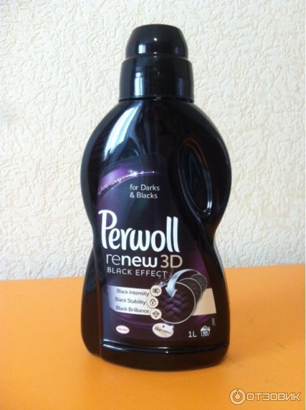 Жидкое средство для стирки Perwoll ReNew+ black фото