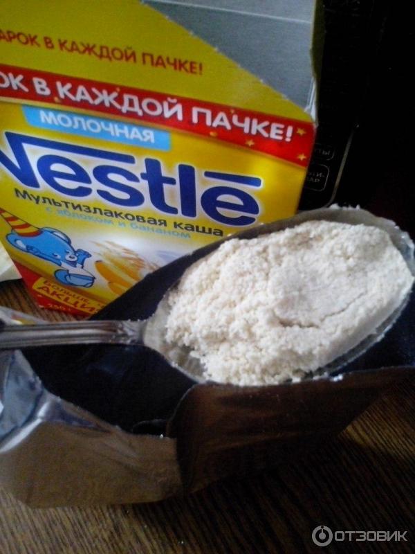 Мультизлаковая каша с бананом и яблоком Nestle фото