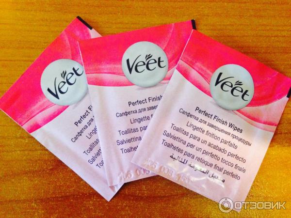 Восковые полоски Veet Naturals для лица фото