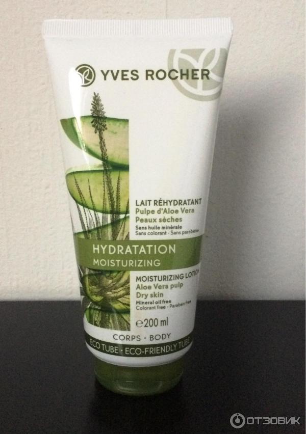 Увлажняющее молочко для тела Yves Rocher Aloe Vera pulp фото