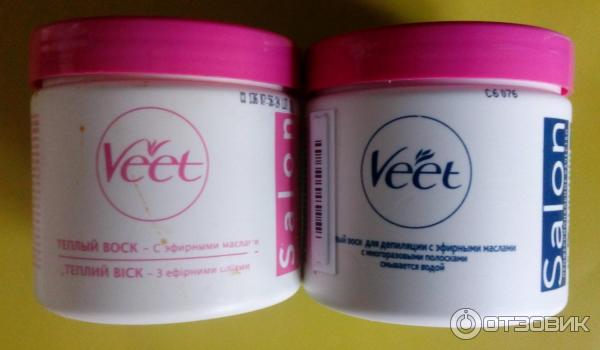 Теплый воск для депиляции Veet с эфирными маслами фото