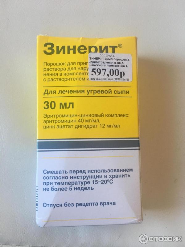 Зинерит Цена