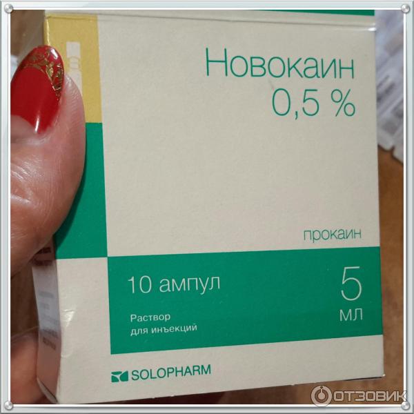 Новокаин на латинском